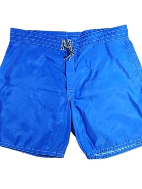 Birdwell Beach Britches Board Shorts Mens 38 Blue Surf Swim Lifeguard 6.5"